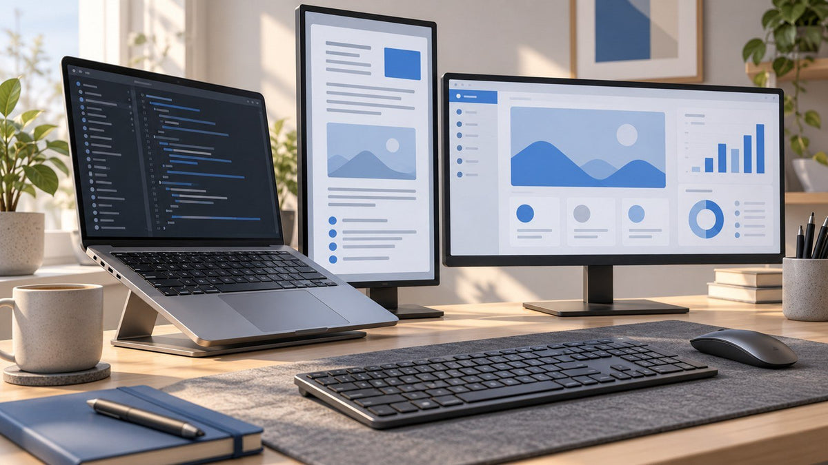 Developer Workspace Setup: Organizing Multiple Screens for Coding - INVZI