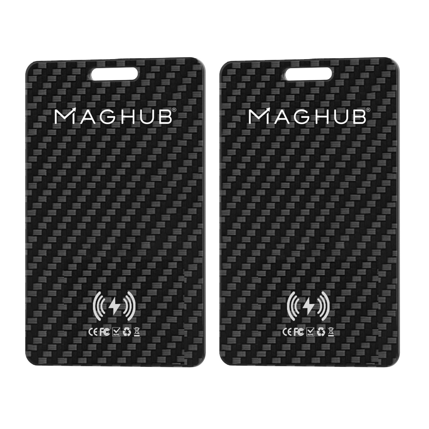 Wallet Tracker Card for iOS & Android Rechargeable Smart Wallet Finder with Apple Find My and Google Find Hub Wireless Charging, IP68 Waterproof Locator for Wallet, Keys, Bags, Passport, Black