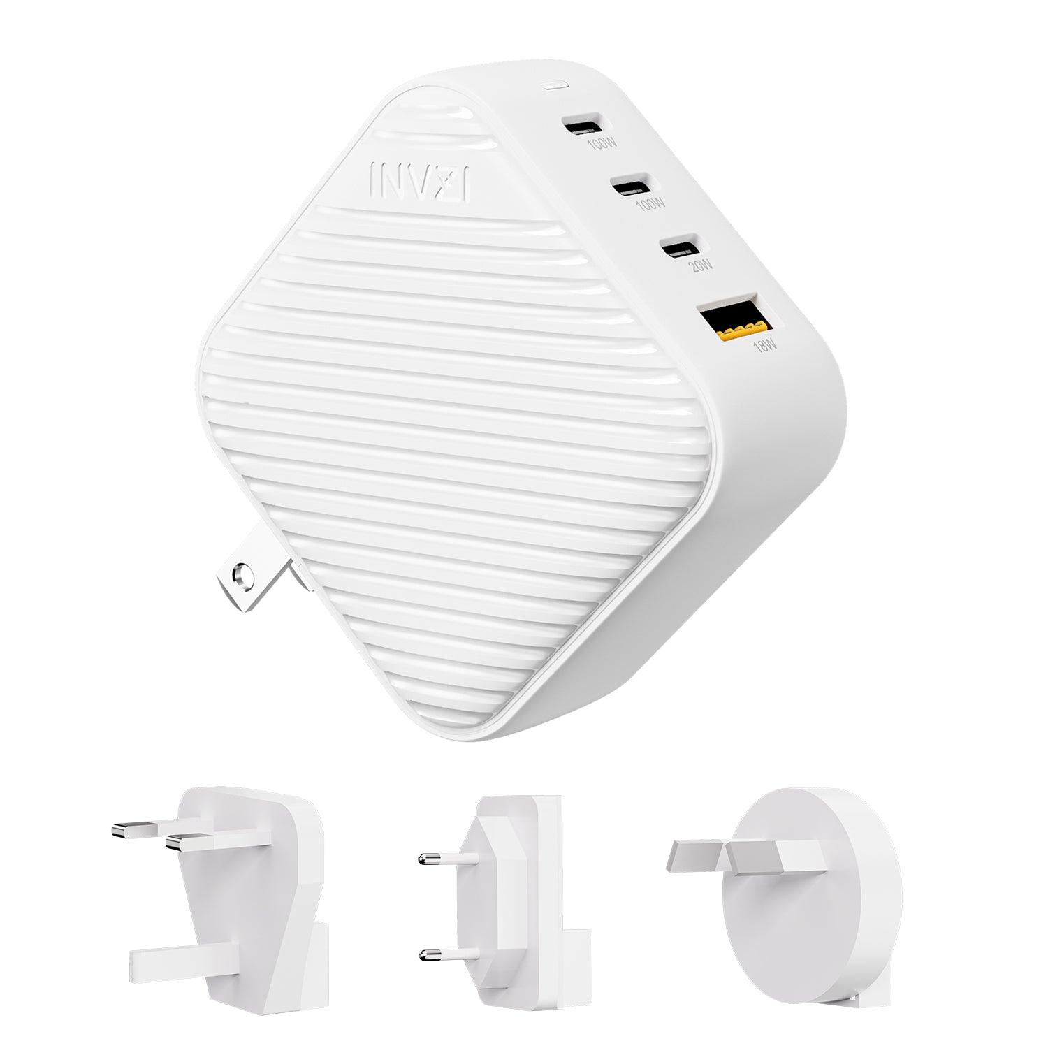 INVZI GaNHub 100W GaN USB - C Charger 4 - Port 3C1A (GaNHub 100W) - INVZI