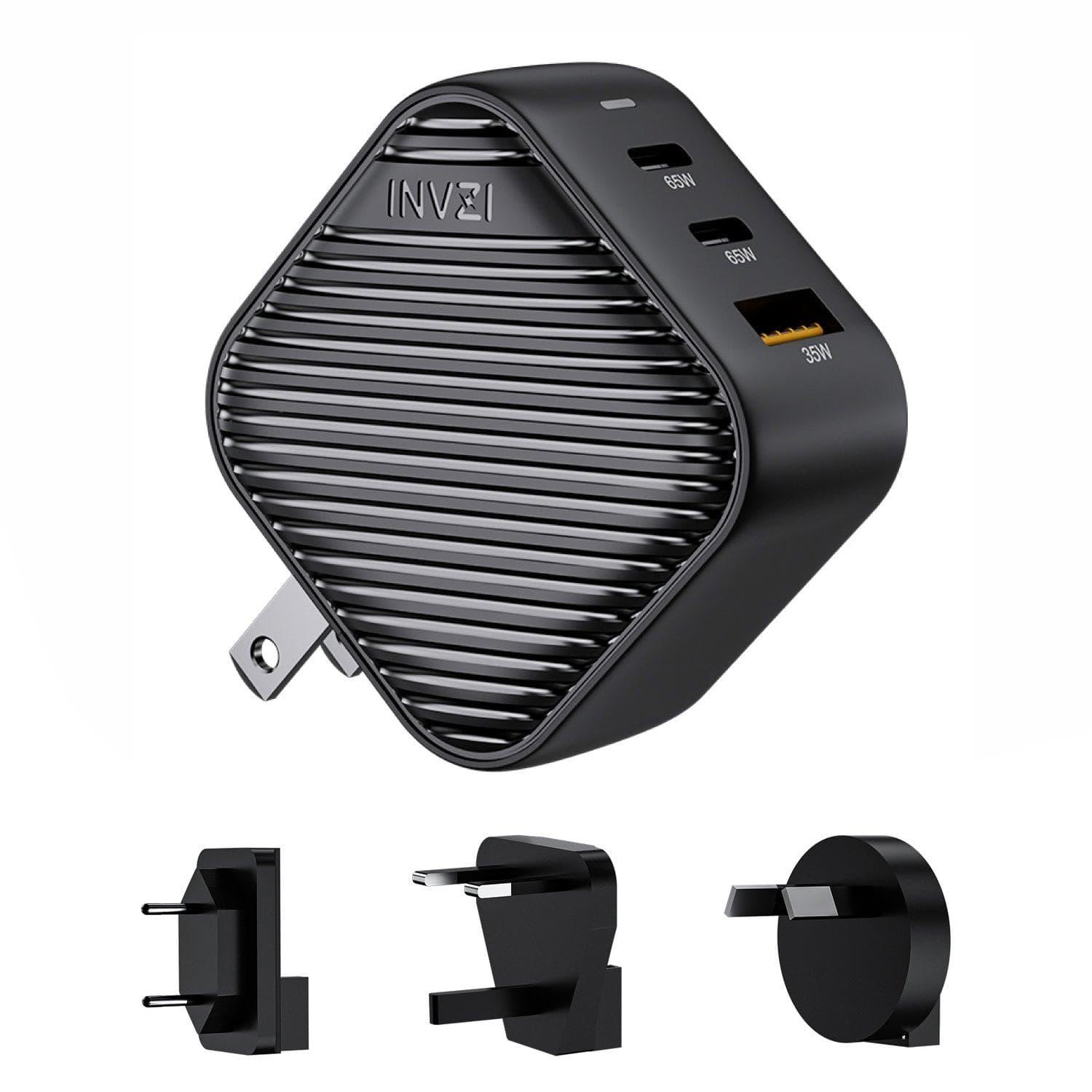 INVZI GaNHub 65W GaN USB - C Charger 3 - Port 2C1A (GaNHub 65W) - INVZI