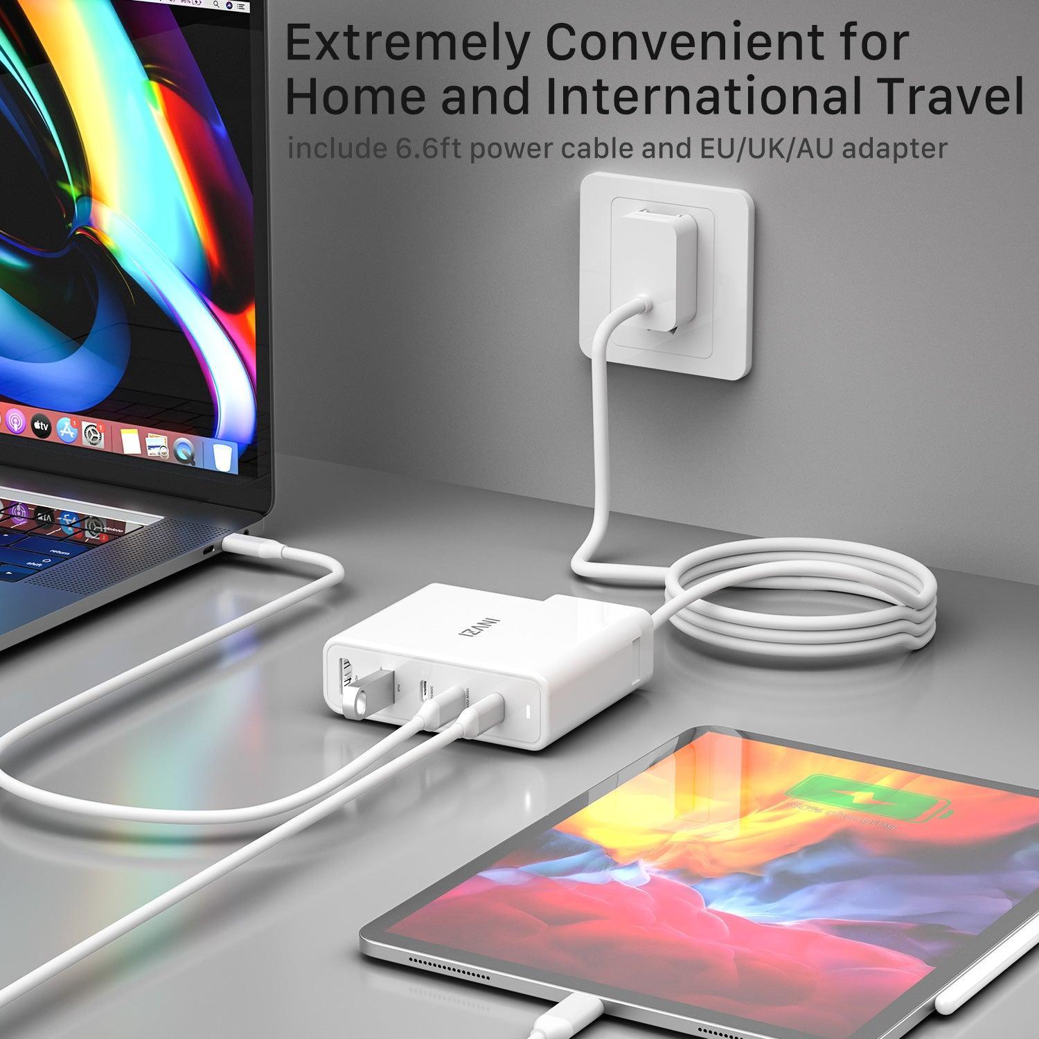 INVZI GaNHub 9 - in - 1 100W GaN USB - C Charger Power Hub Docking Station (GaNHub 469) - INVZI