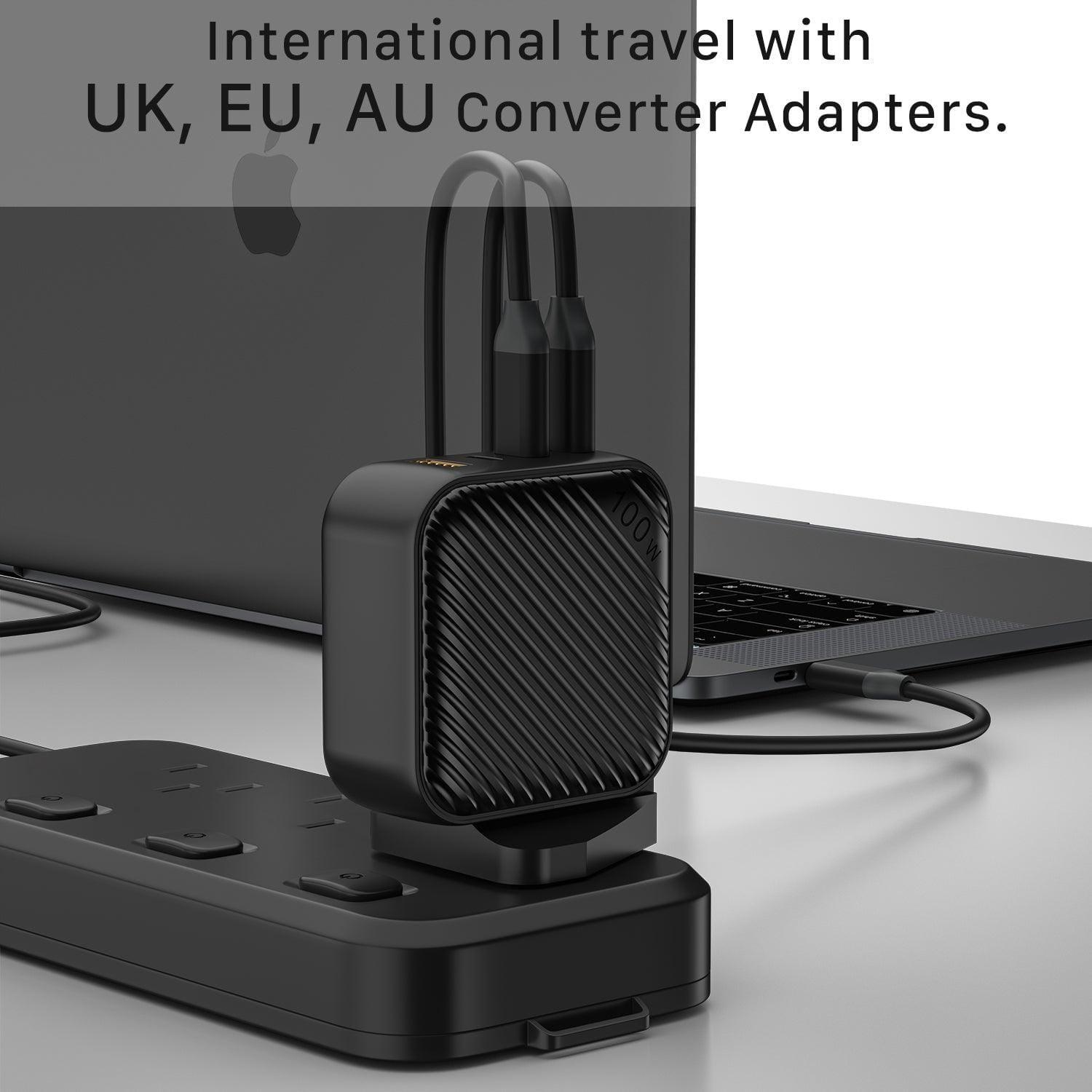 INVZI International Universal Travel Adapter UK/EU/AU - INVZI
