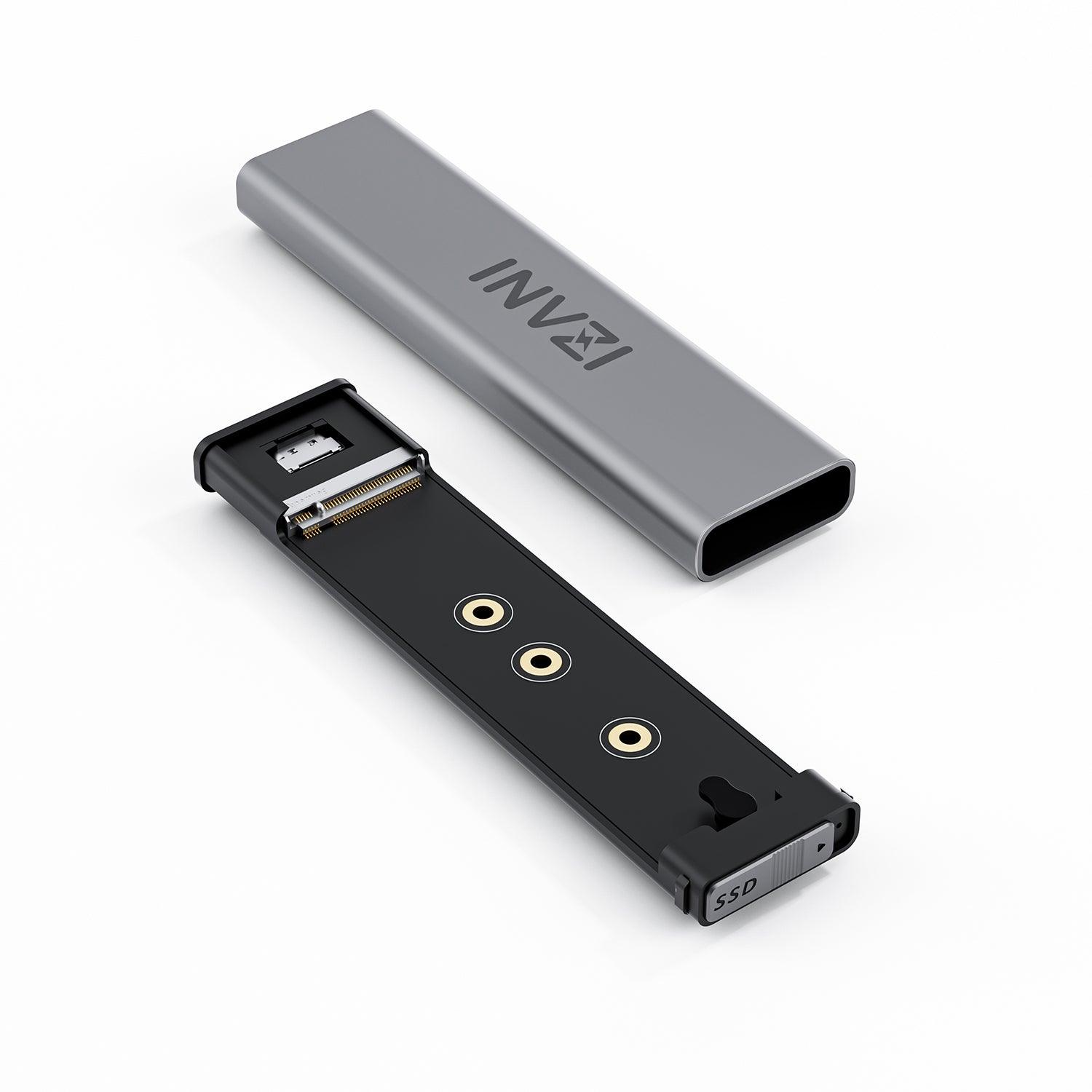 INVZI SSD Enclosure NVMe and SATA 10Gbps - INVZI