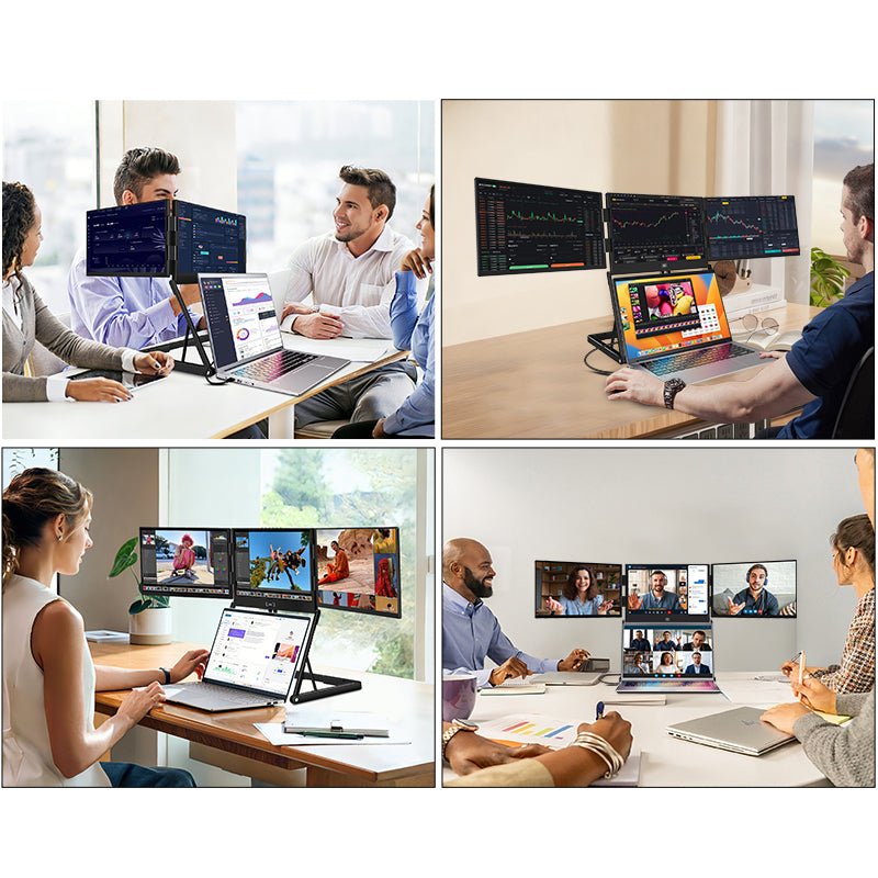MagHub Quad Fold 16" Portable Display - INVZI