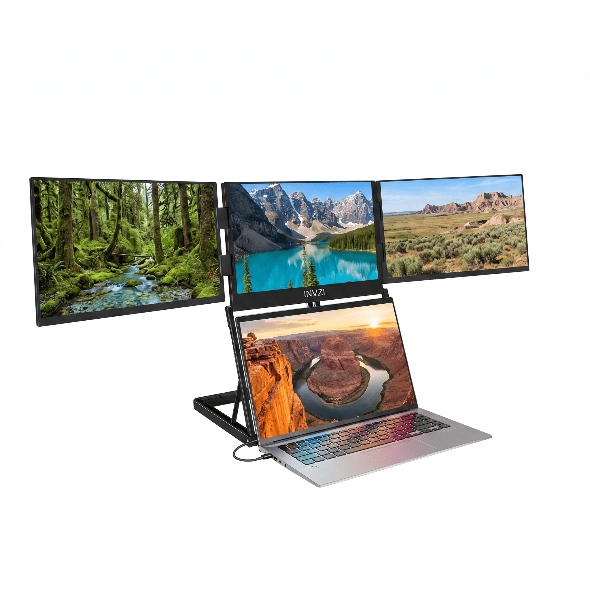 MagHub Quad Fold 16" Portable Display - INVZI
