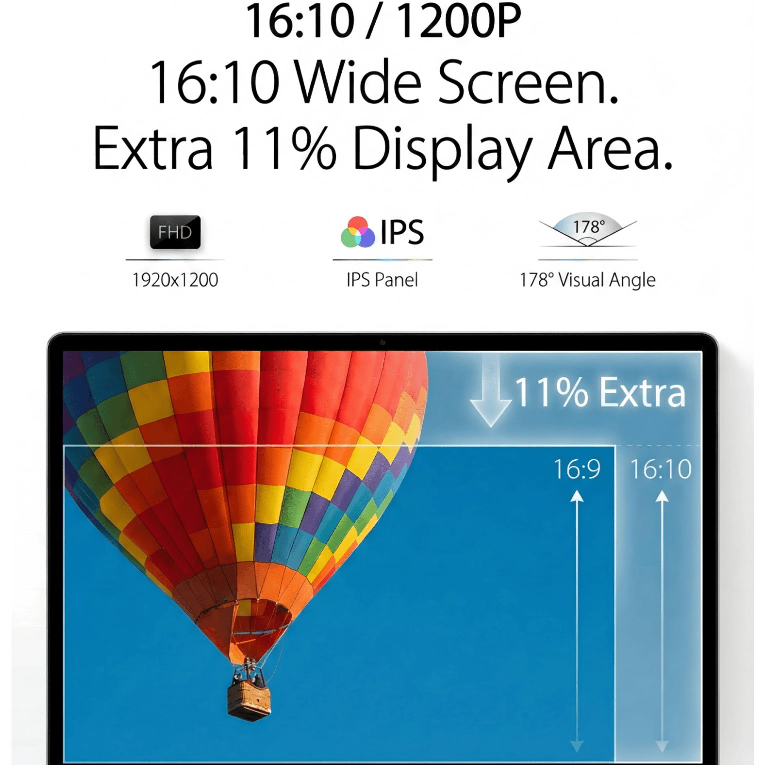 MagHub Quad Pro 16 portable triple monitor for laptop with 16:10 1200P IPS wide screen specs