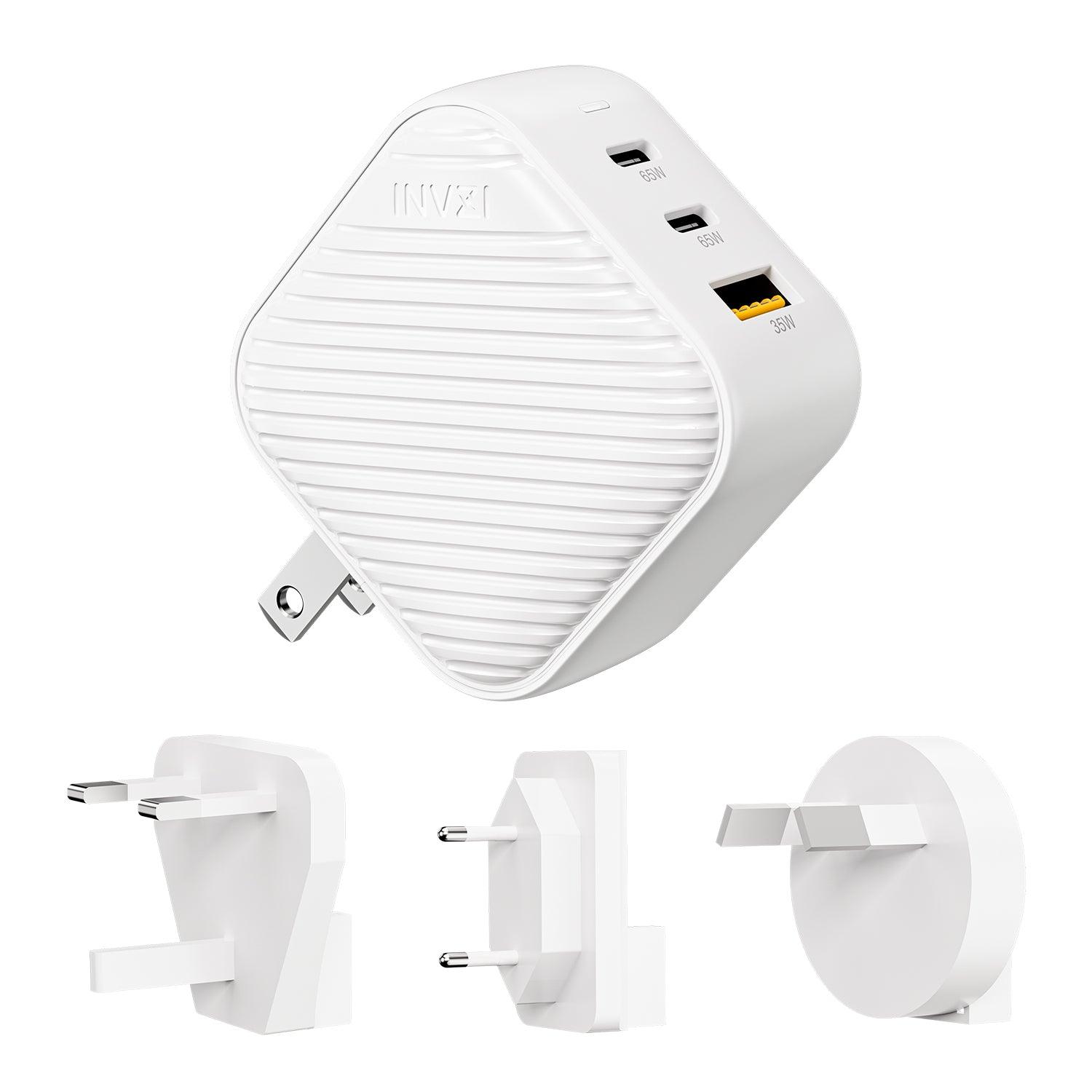 INVZI GaNHub 65W GaN USB - C Charger 3 - Port 2C1A (GaNHub 65W) - INVZI