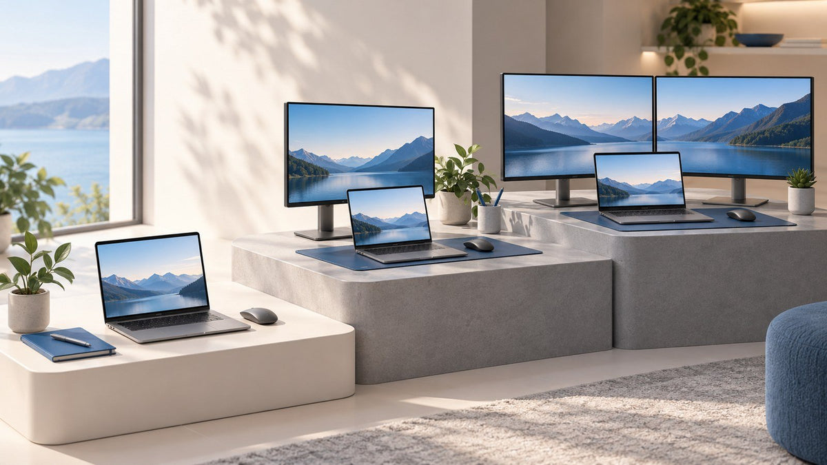 How Many Screens Do You Need for Work? One, Two, Three, or Four? - INVZI