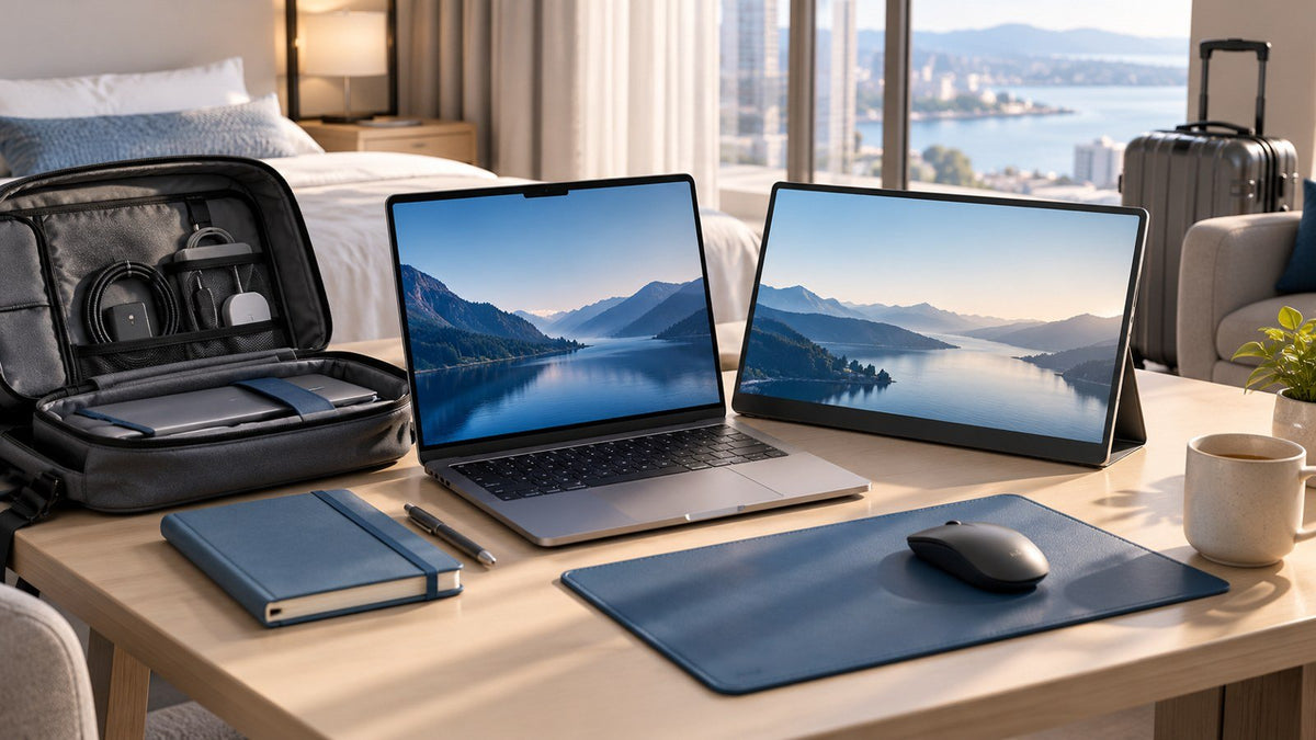 Portable Office Setup for Remote Workers: Home, Hotel, Coworking, and Travel - INVZI