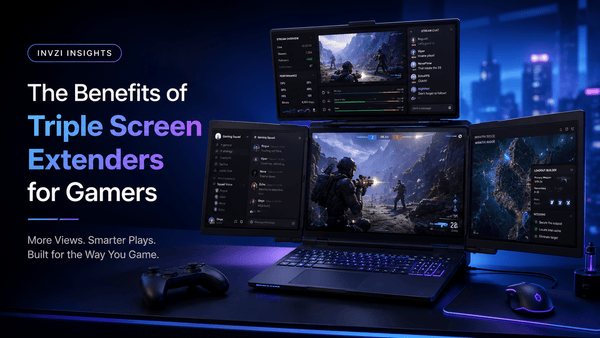 The Benefits of Triple Screen Extenders for Gamers - INVZI