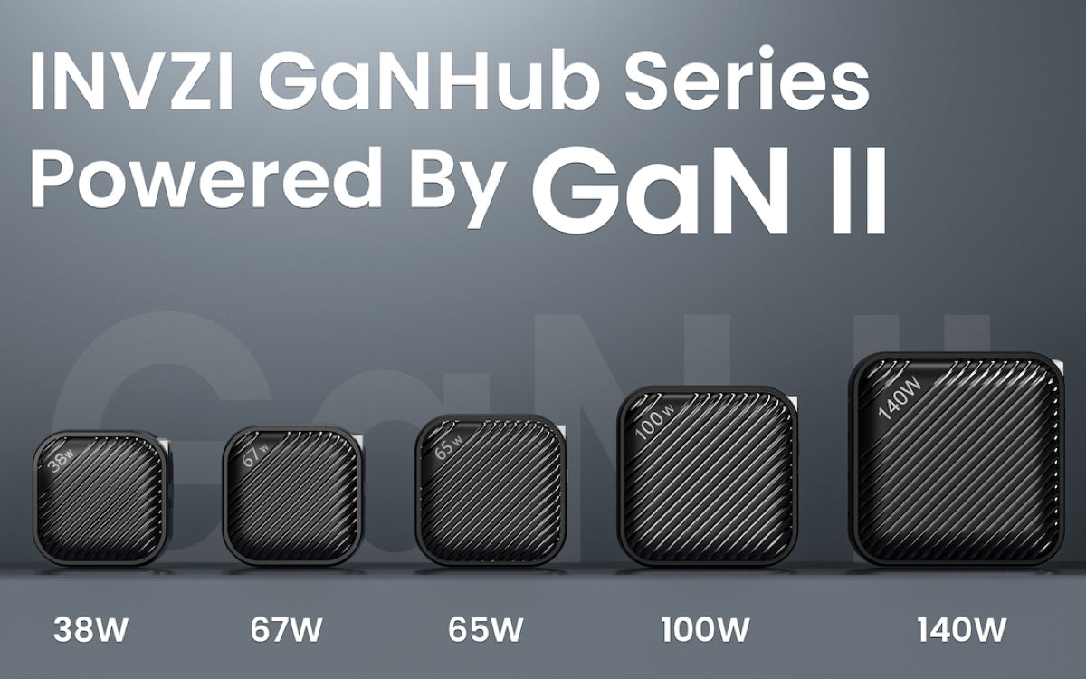 INVZI GaNHub USB-C GaN Charger Series
