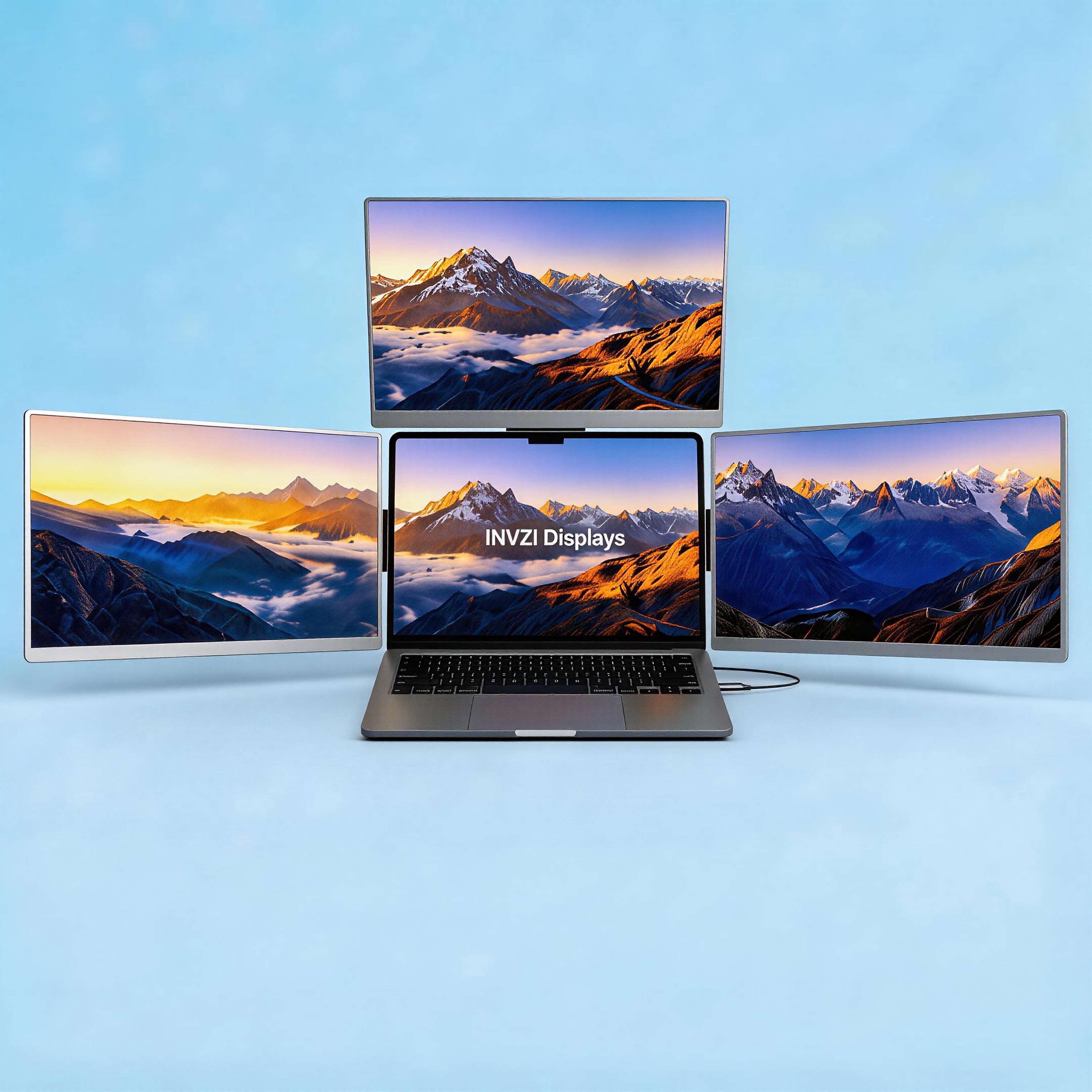 Portable Monitors & Laptop Screen Extenders | INVZI - INVZI