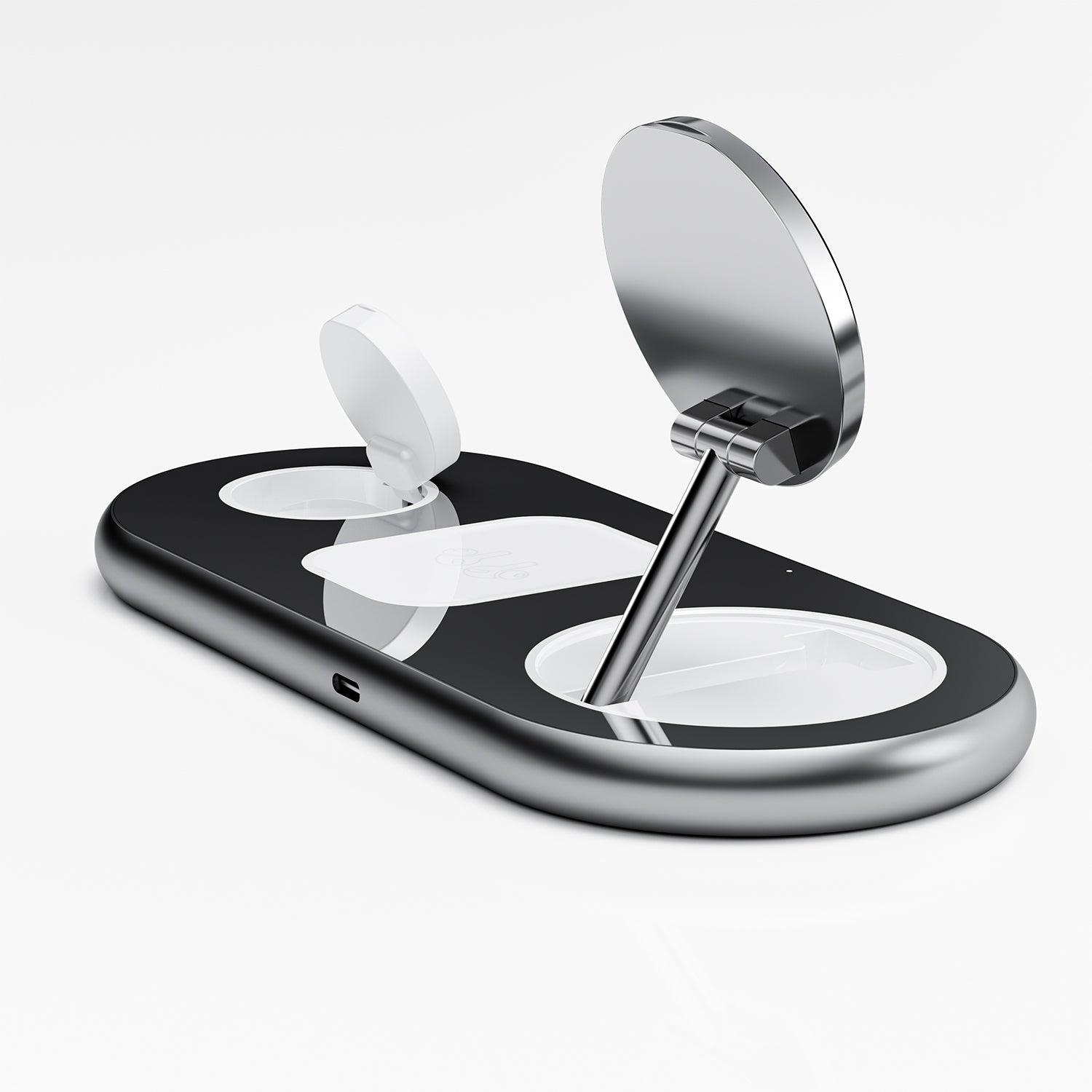 3 - in - 1 Wireless Charging Station for iPhone 15, Apple Watch and AirPods - INVZI