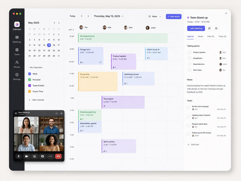 Calendar & Meetings