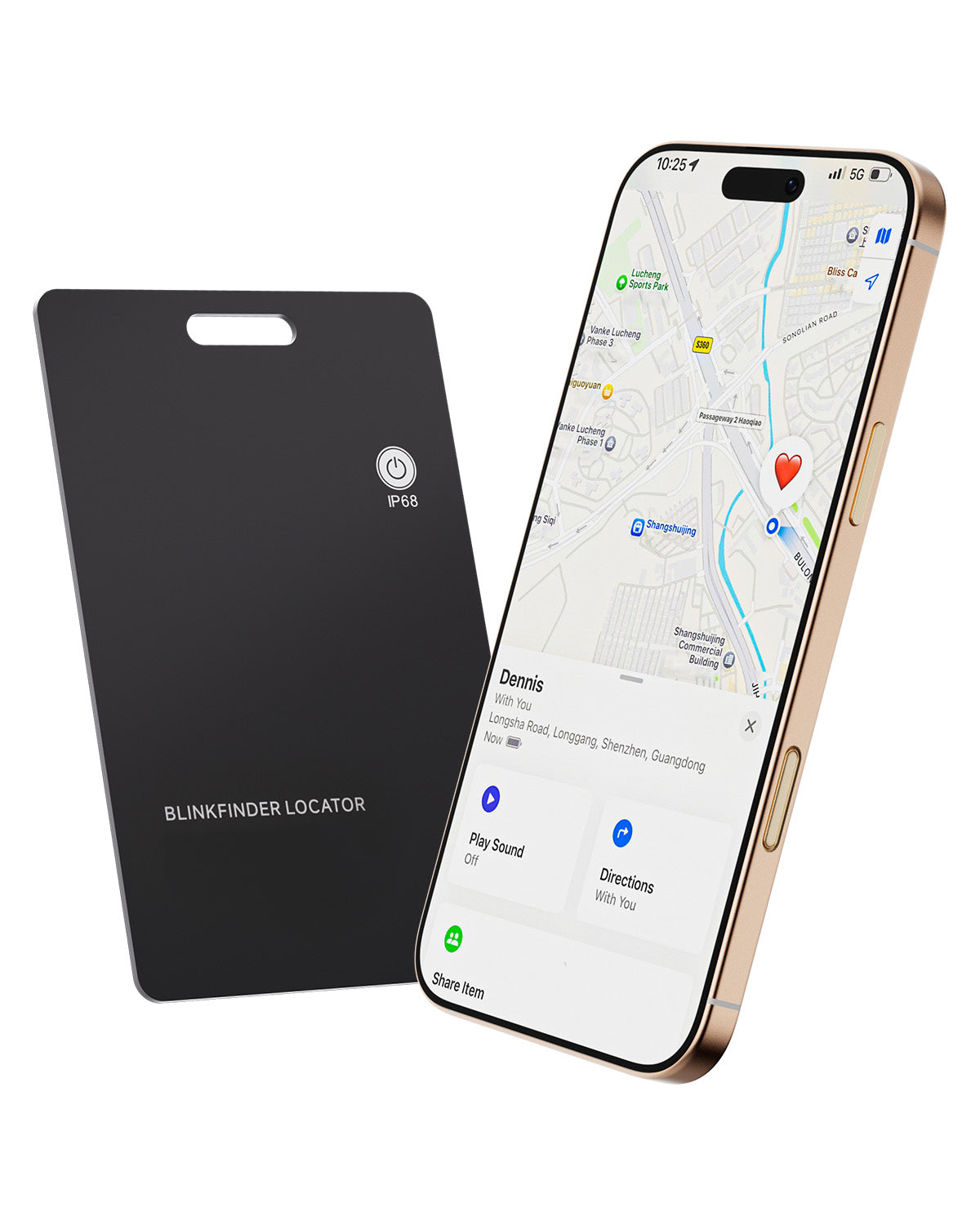 Find My Tracker Blinkfinder Locator IP68 Alarm LED & Indicator