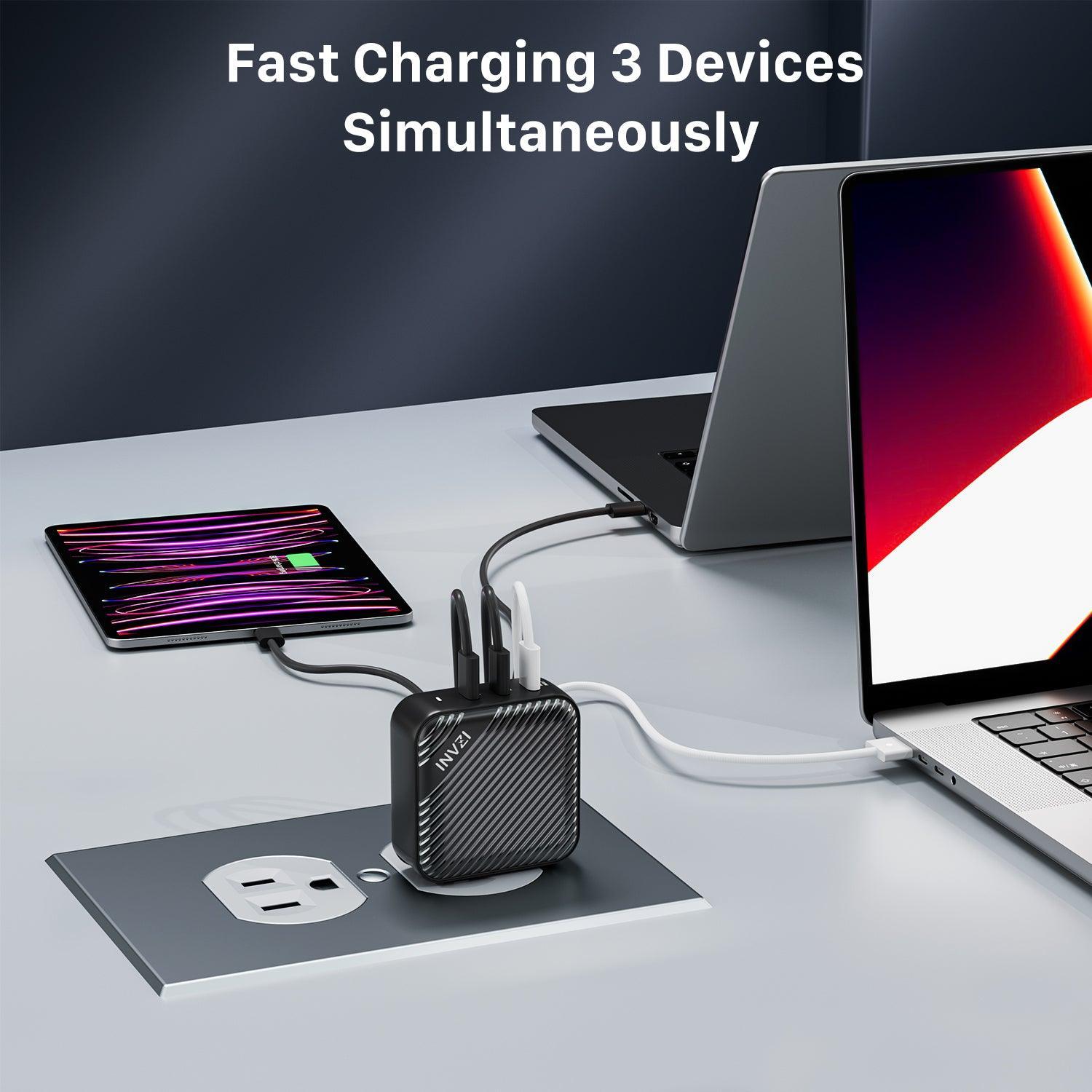 INVZI Power Adapters & Chargers INVZI GaNHub 140W GaN USB-C Charger with PD 3.1 (GaNHub 140W)