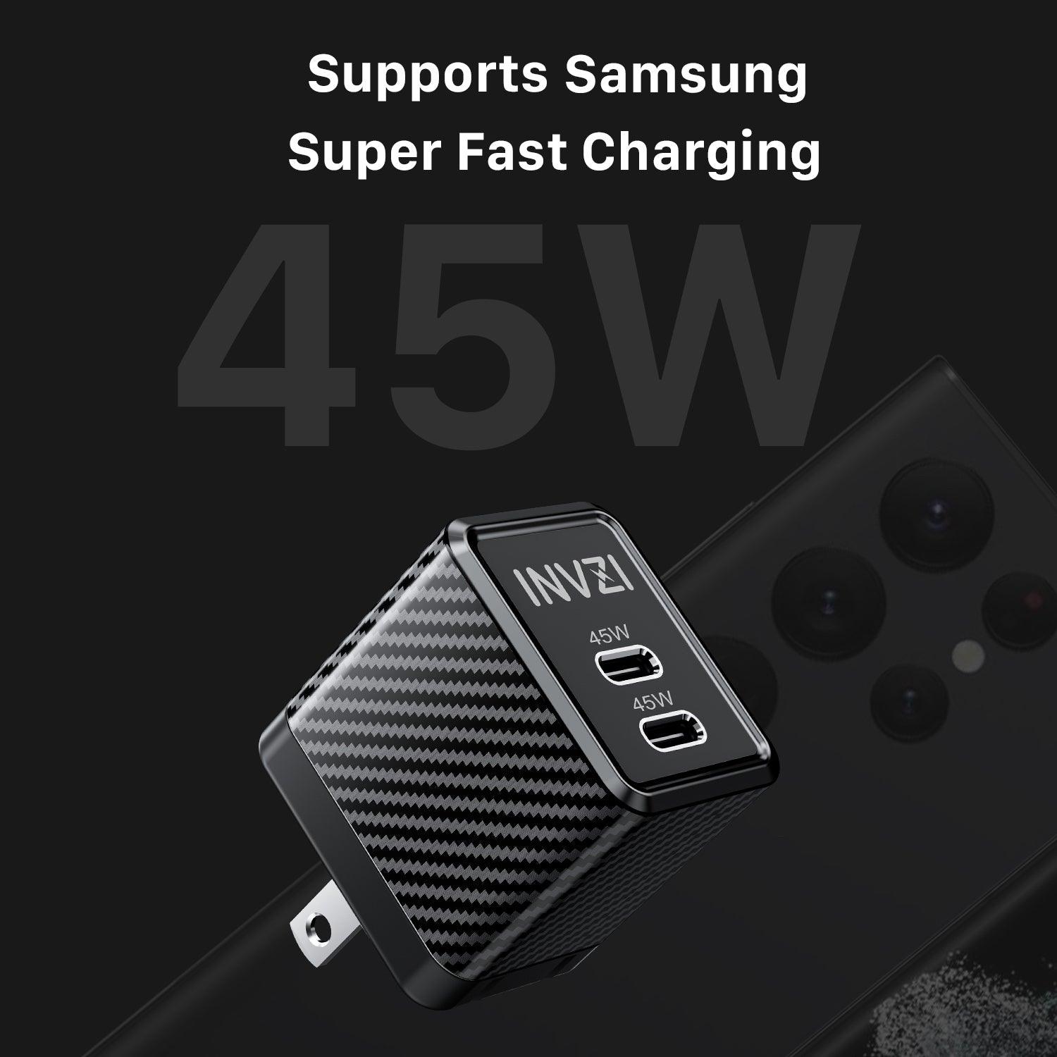 INVZI GaNHub 45W USB - C GaN Charger - INVZI