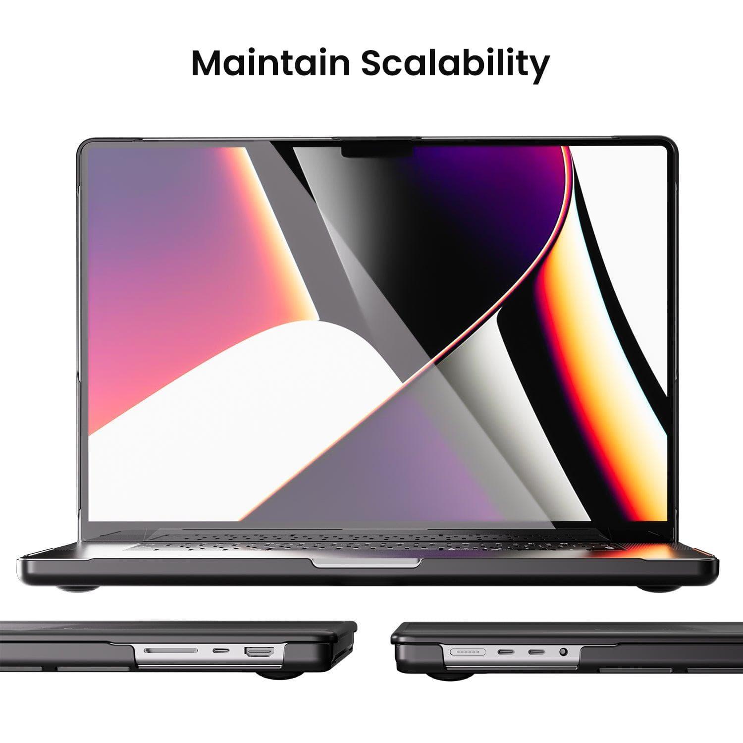 INVZI Hardshell Case for MacBook Pro 16" M2/M1 A2780, A2485 and 14" M2/M1 A2779, A2442 - INVZI