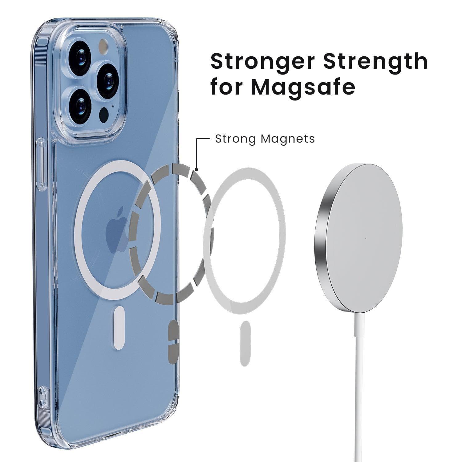 INVZI Mobile Phone Cases INVZI Magnetic Clear MagSafe Case for iPhone 13 iPhone 12