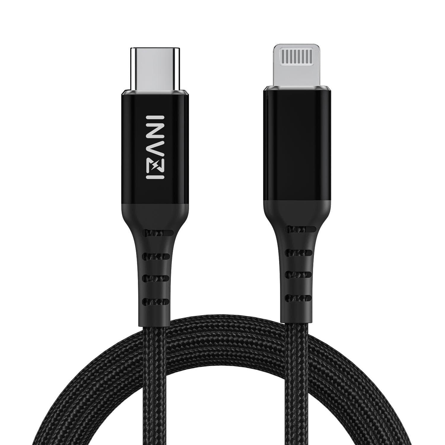 INVZI MFi USB - C to Lightning Cable 6.6ft(2m) for iPhone - INVZI