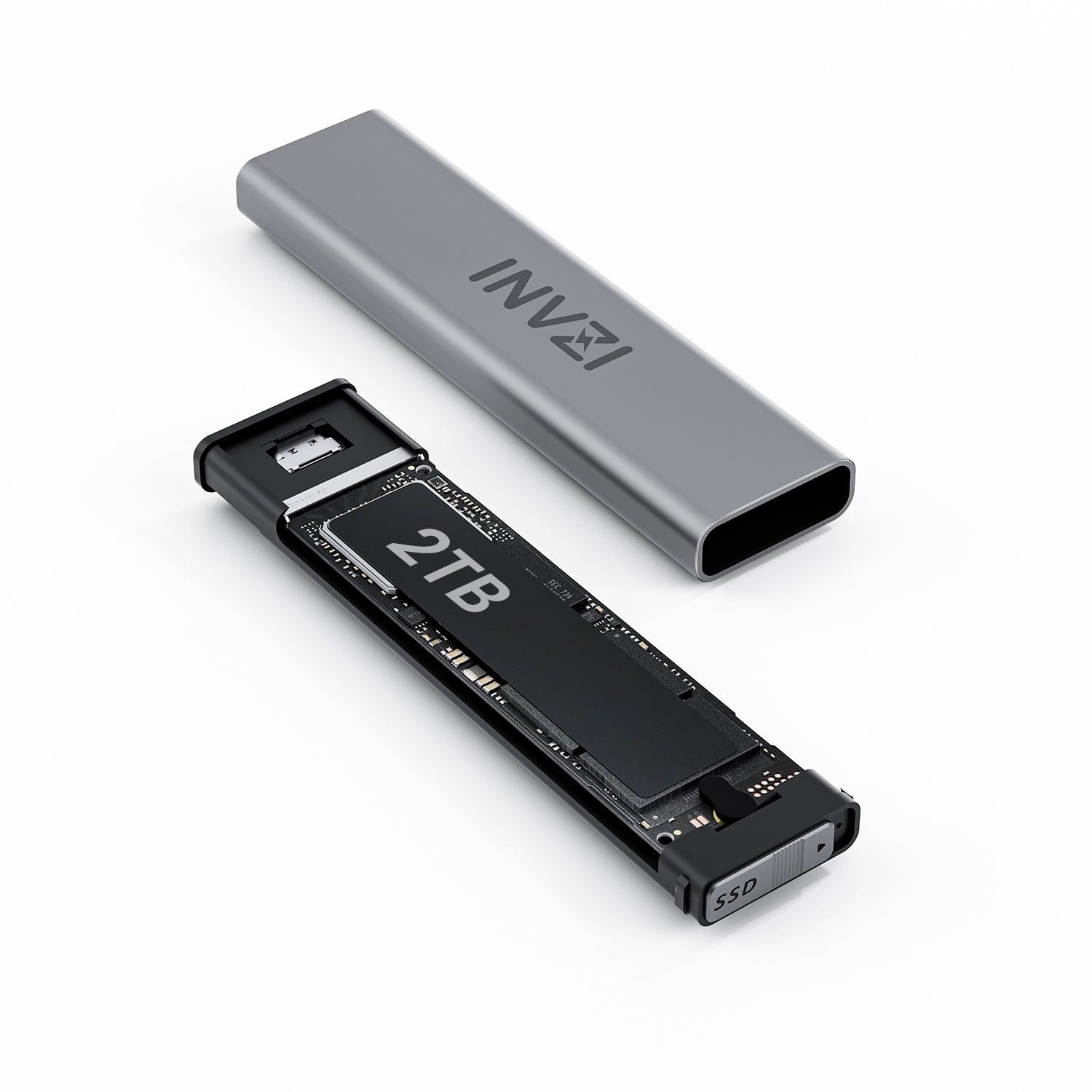 INVZI SSD Enclosure NVMe and SATA 10Gbps - INVZI