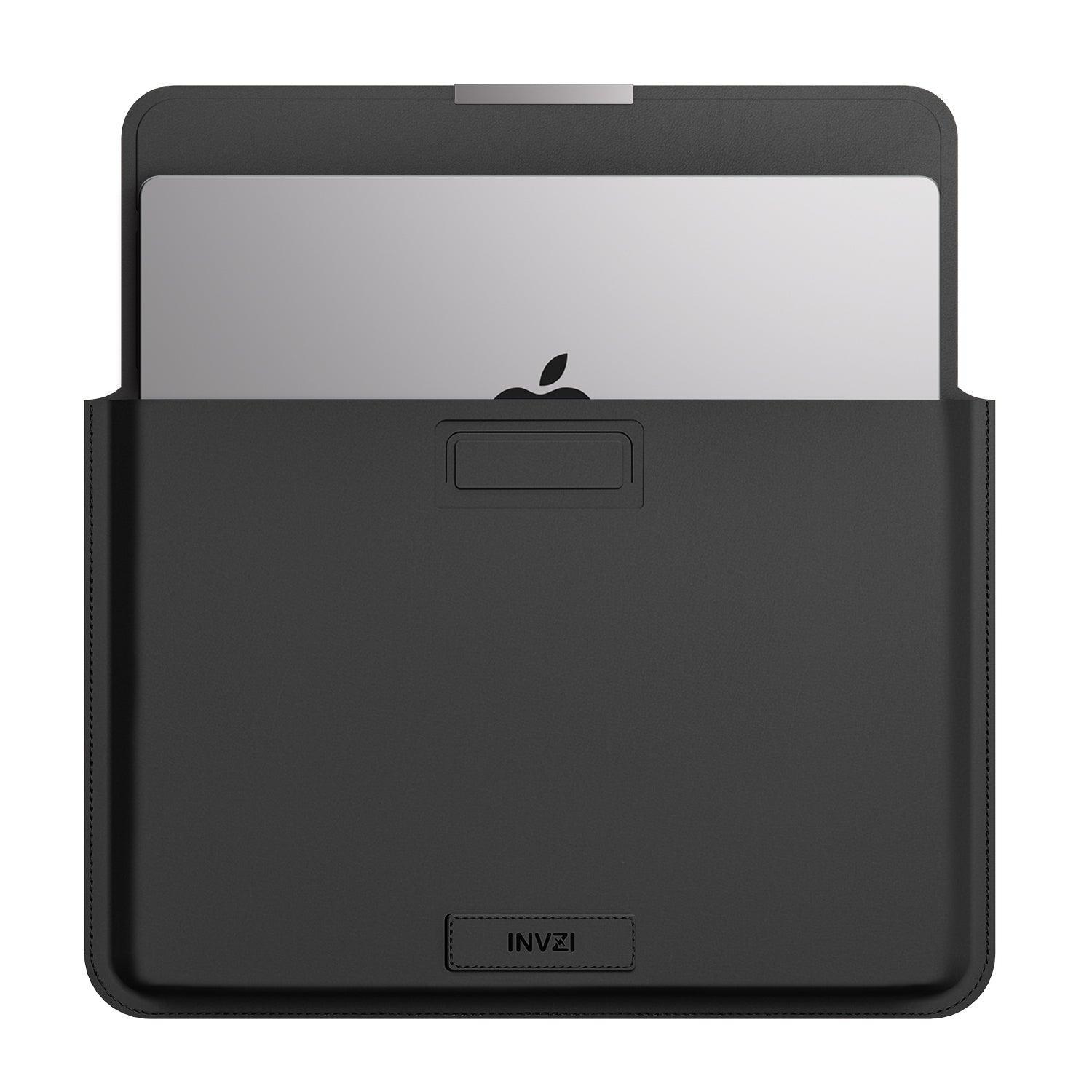 INVZI Vegan Leather MacBook Sleeve and Invisible Stand for MacBook Pro & MacBook Air - INVZI