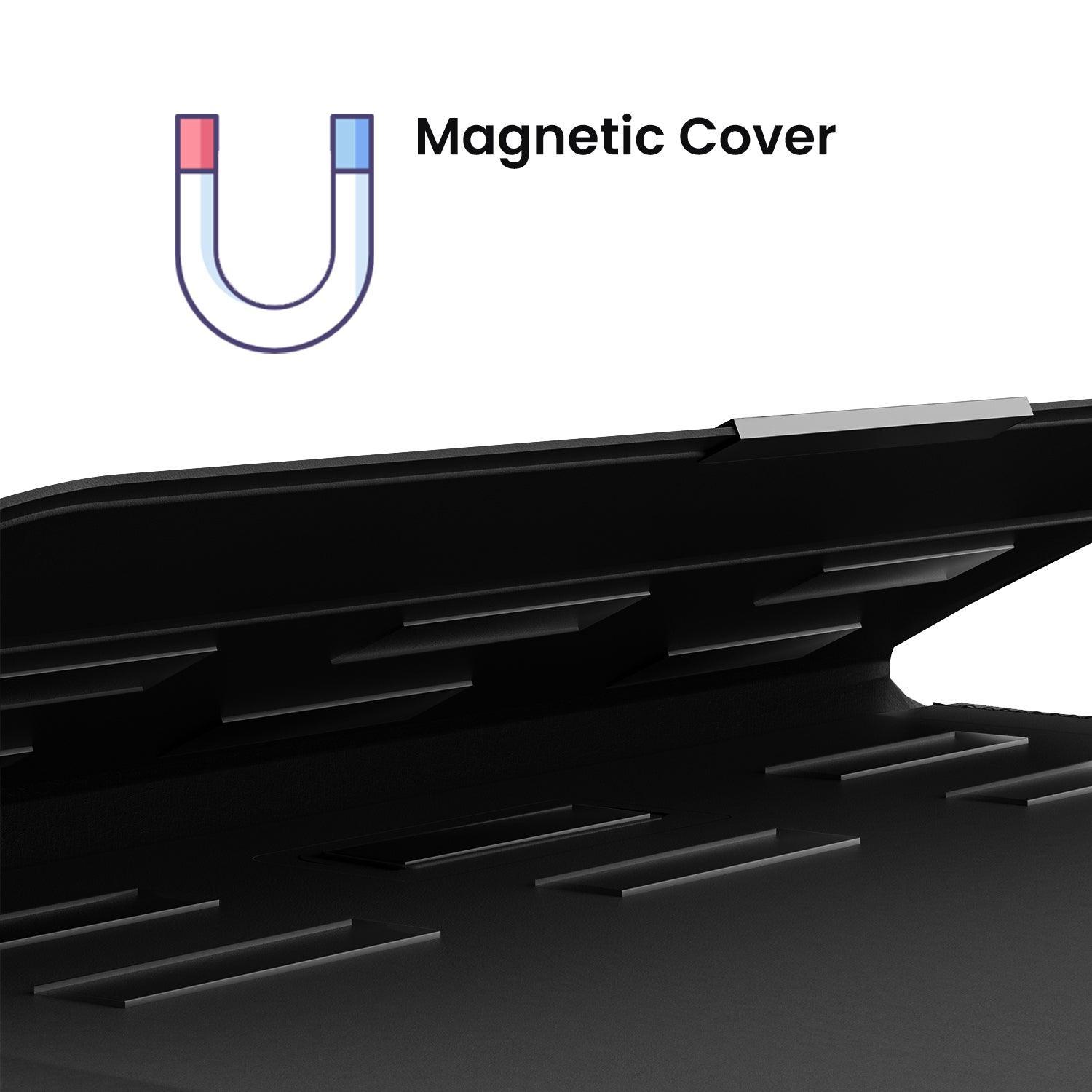 INVZI Vegan Leather MacBook Sleeve and Invisible Stand for MacBook Pro & MacBook Air - INVZI