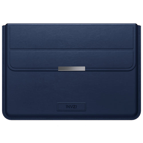 INVZI Vegan Leather MacBook Sleeve and Invisible Stand for