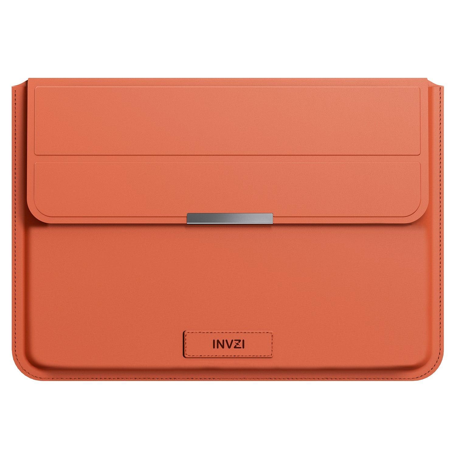 INVZI Vegan Leather MacBook Sleeve and Invisible Stand for MacBook Pro & MacBook Air - INVZI