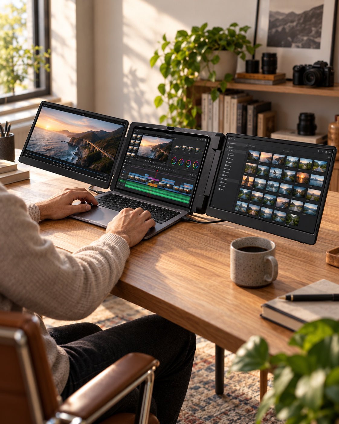 MagHub Dual 15.6" Portable Screen Extender - INVZI