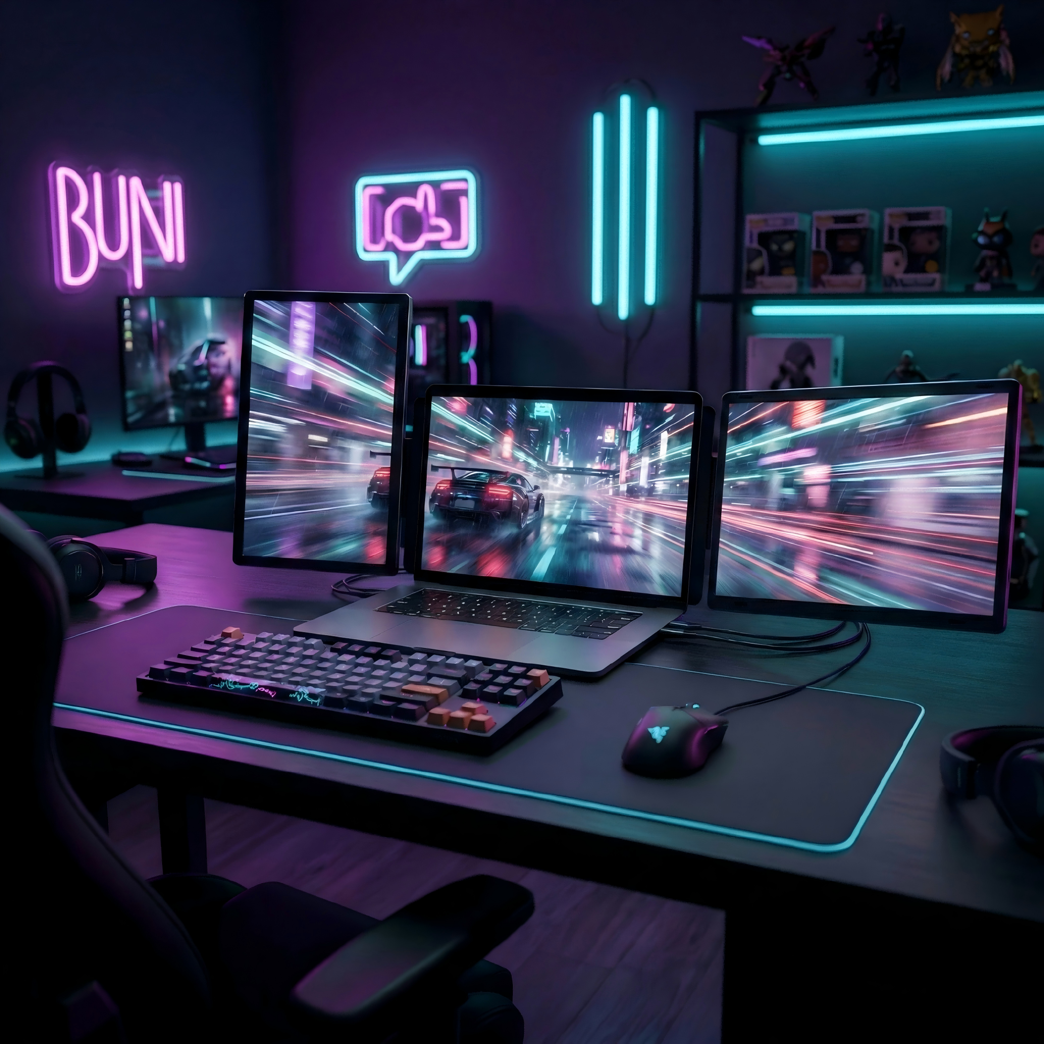 MagHub Dual 16"Portable Screen Extender - INVZI