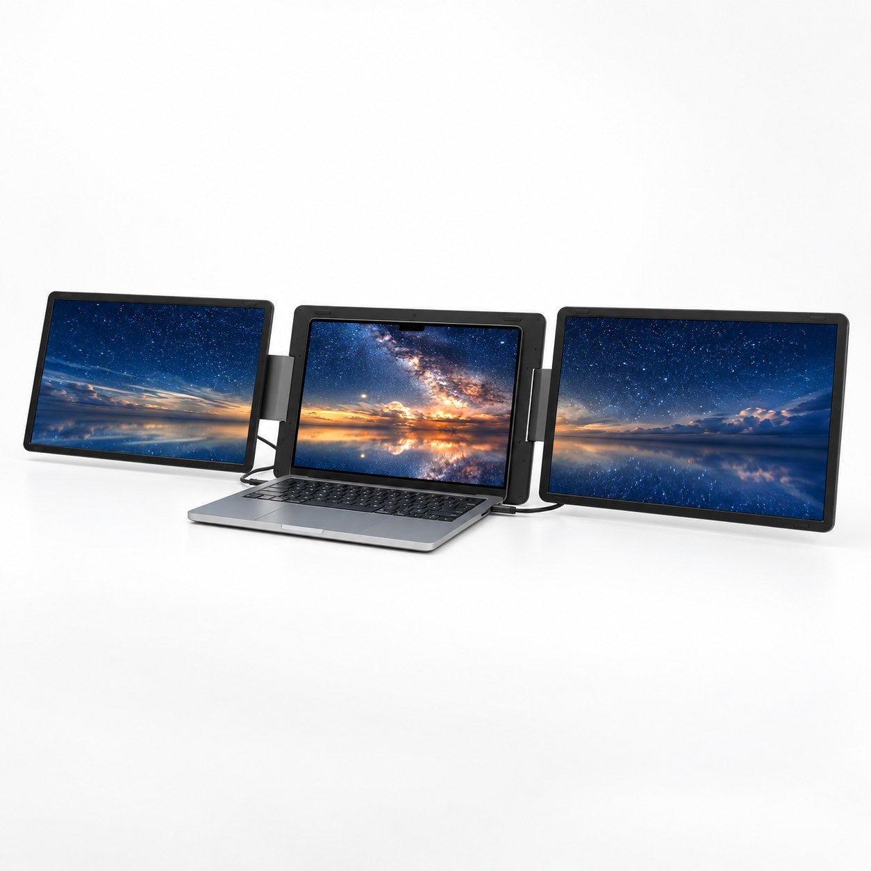 Portable Dual Screen for Remote Work - 16