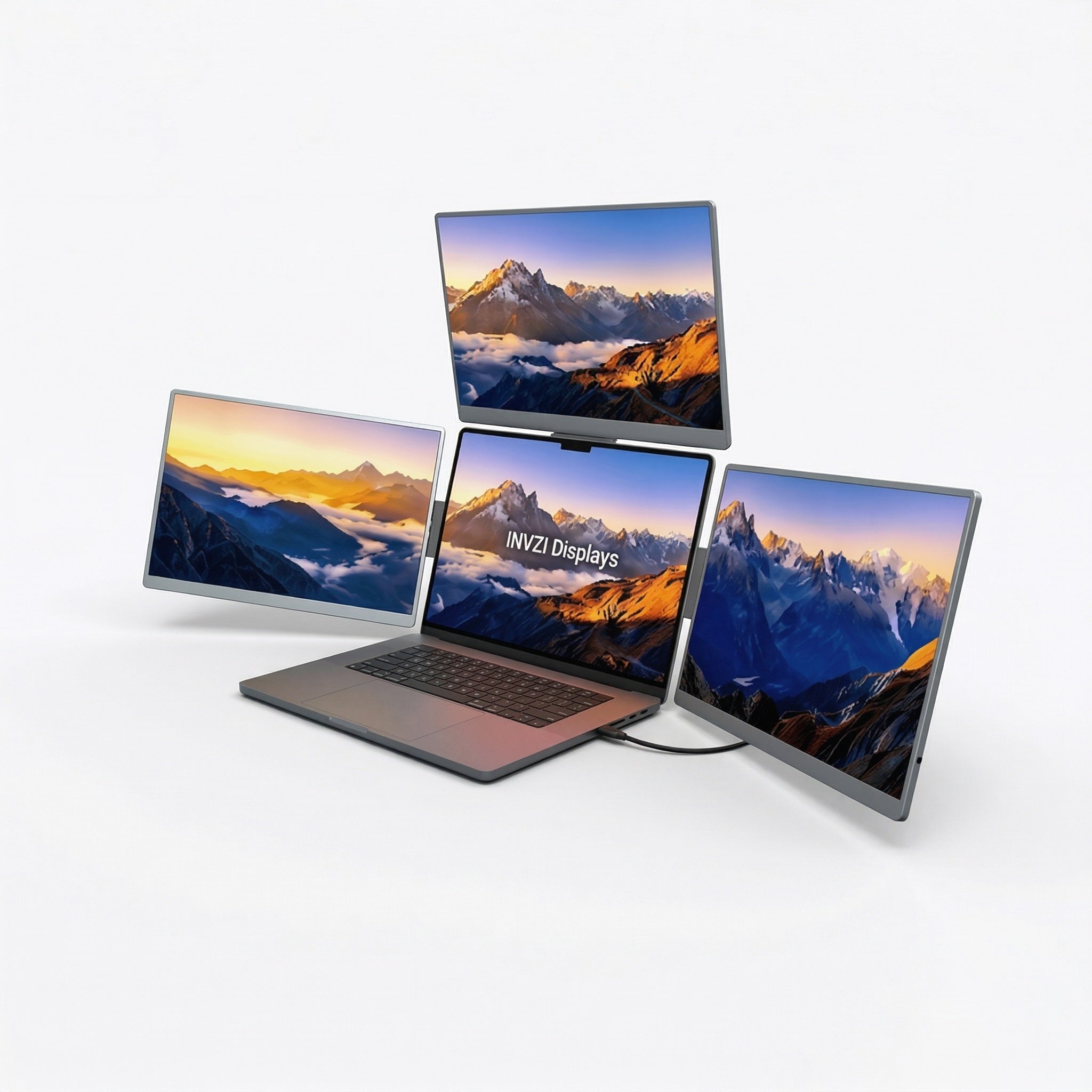 MagHub Quad 16" Portable Screen Extender - INVZI