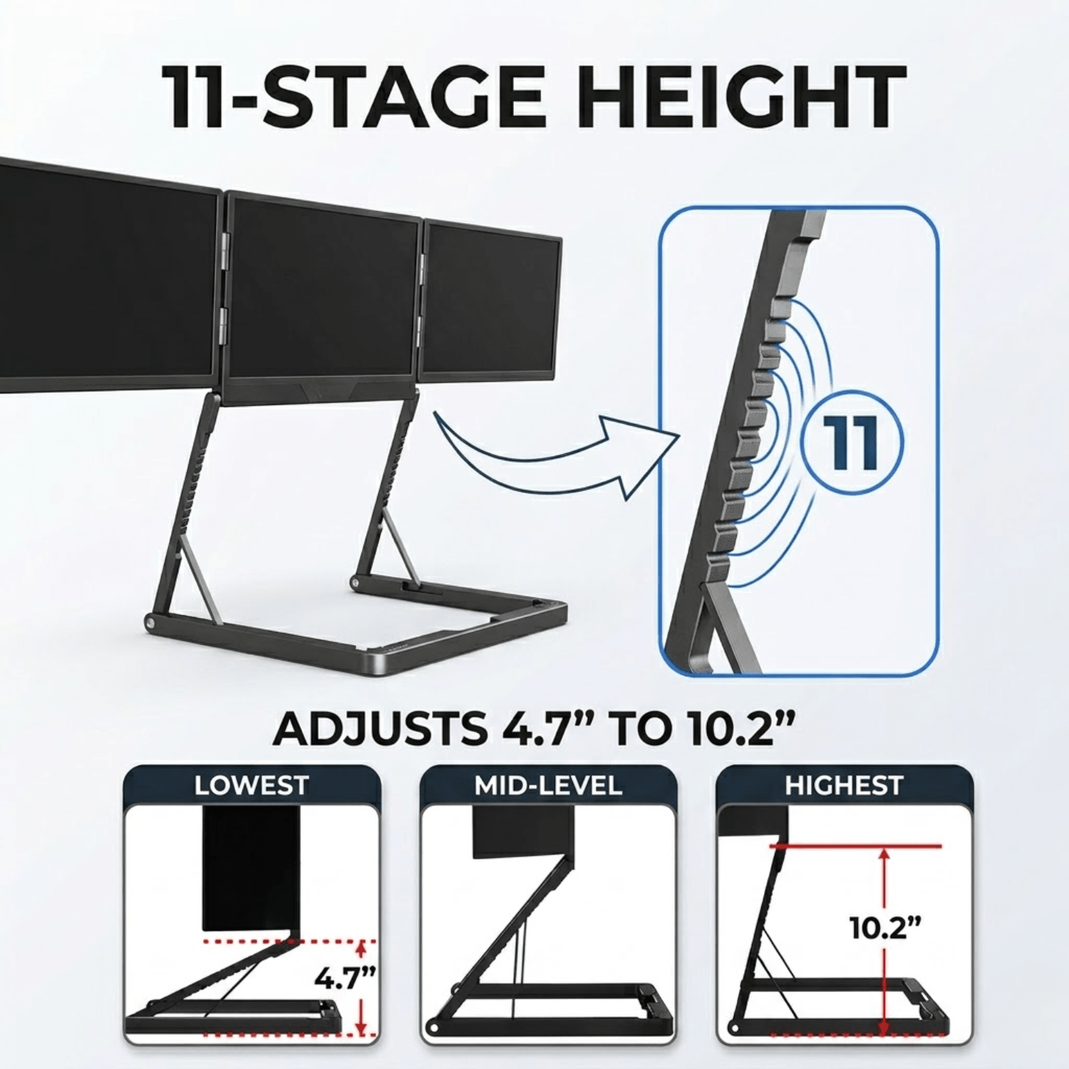 MagHub Quad Fold 16" Portable Display - INVZI