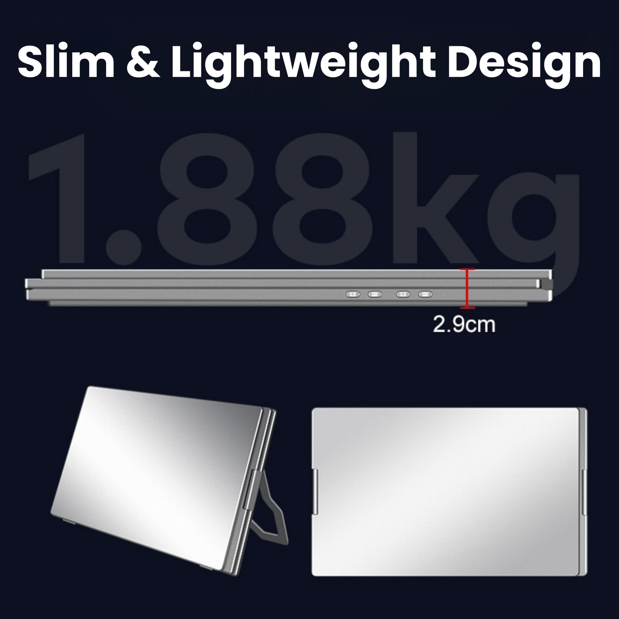 MagHub Trio 16" Portable Screen Extender - INVZI