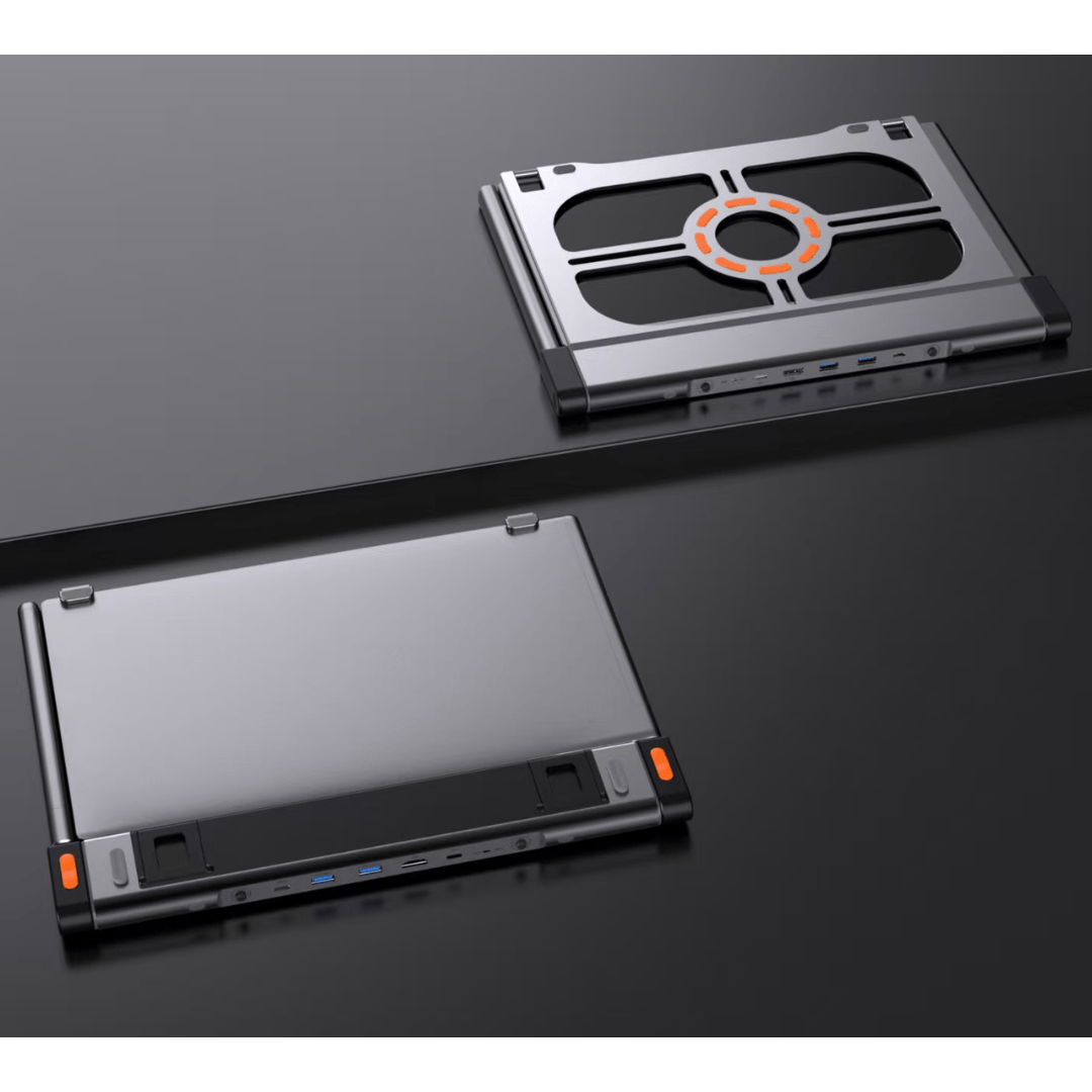 MagHub Trio 4K – Triple - Screen Laptop Monitor with Docking Station - INVZI