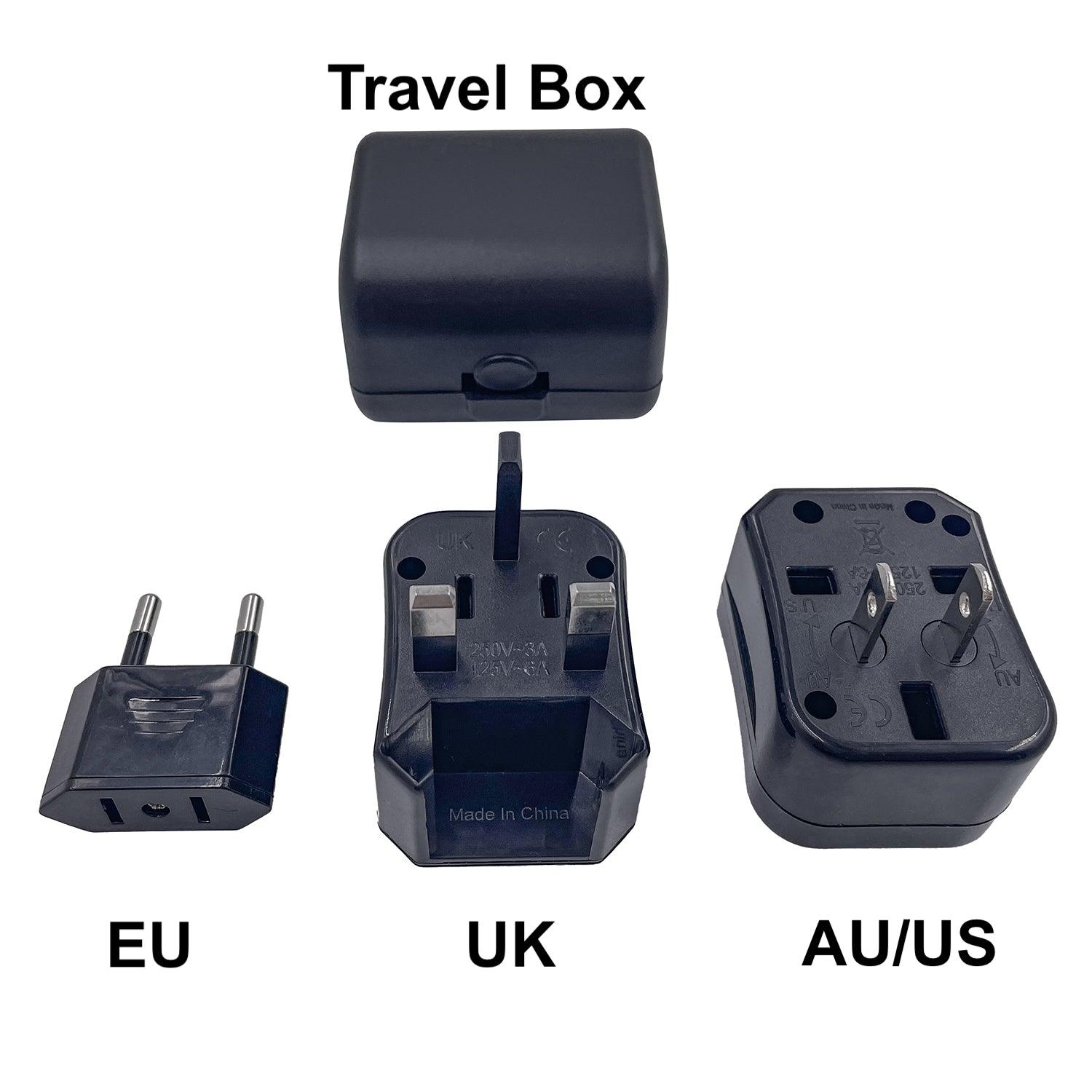 Universal Travel Adapters with US/EU/UK/AU Plug - INVZI
